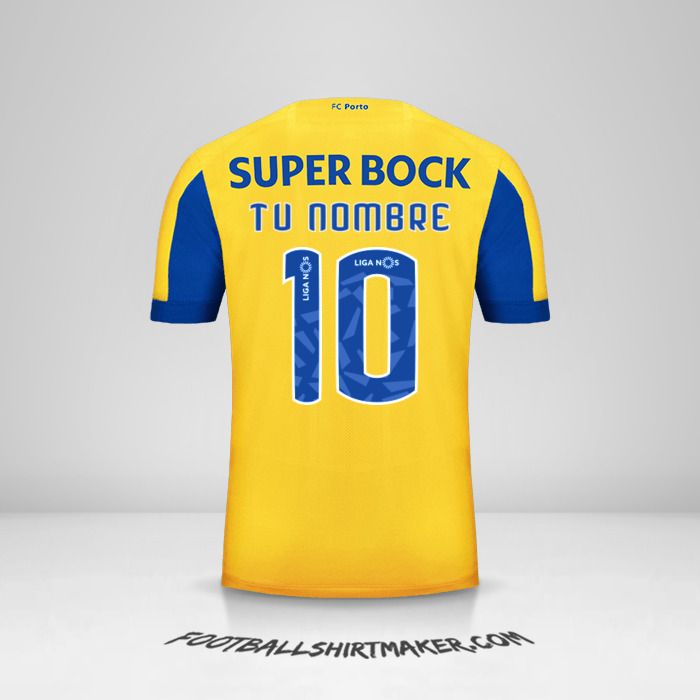Camiseta FC Porto 2019/20 II número 10 tu nombre