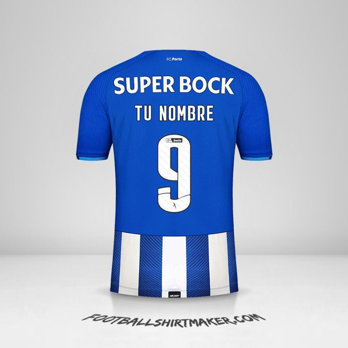 Camiseta FC Porto 2021/2022 número 9 tu nombre