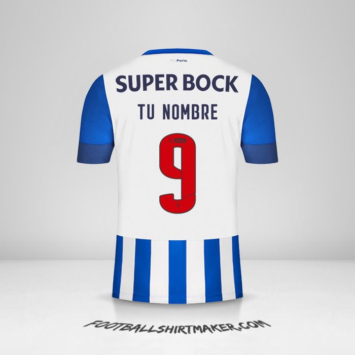 Camiseta FC Porto 2022/2023 número 9 tu nombre