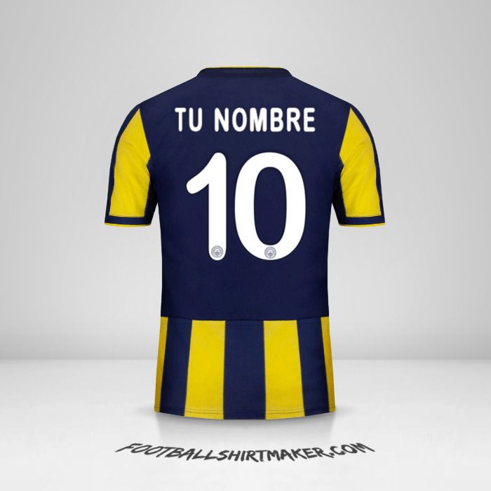 Camiseta Fenerbahçe SK 2018/19 Cup número 10 tu nombre