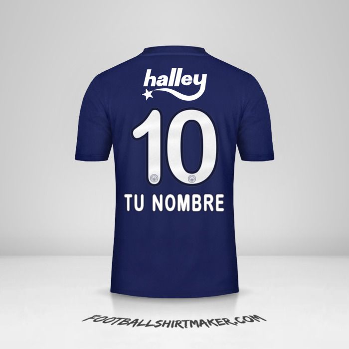 Camiseta Fenerbahce SK 2019/20 número 10 tu nombre