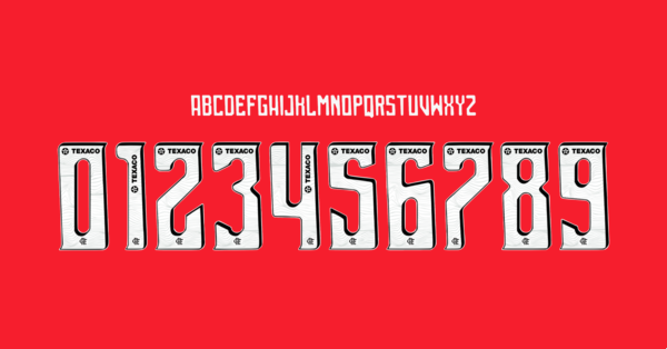 Tipografia Flamengo Camiseta 2025 Nombres Letras Numeros Dorsales Fuente Preview 04 4932