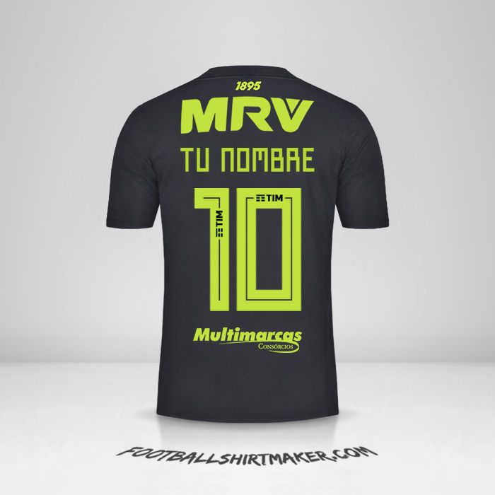 Camiseta Flamengo Libertadores 2019 III número 10 tu nombre