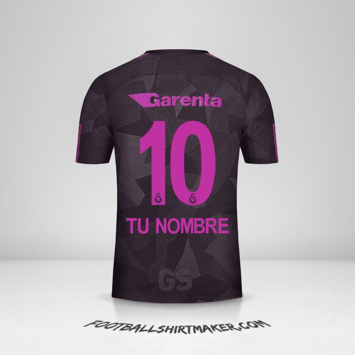 Camiseta Galatasaray SK 2017/18 III número 10 tu nombre