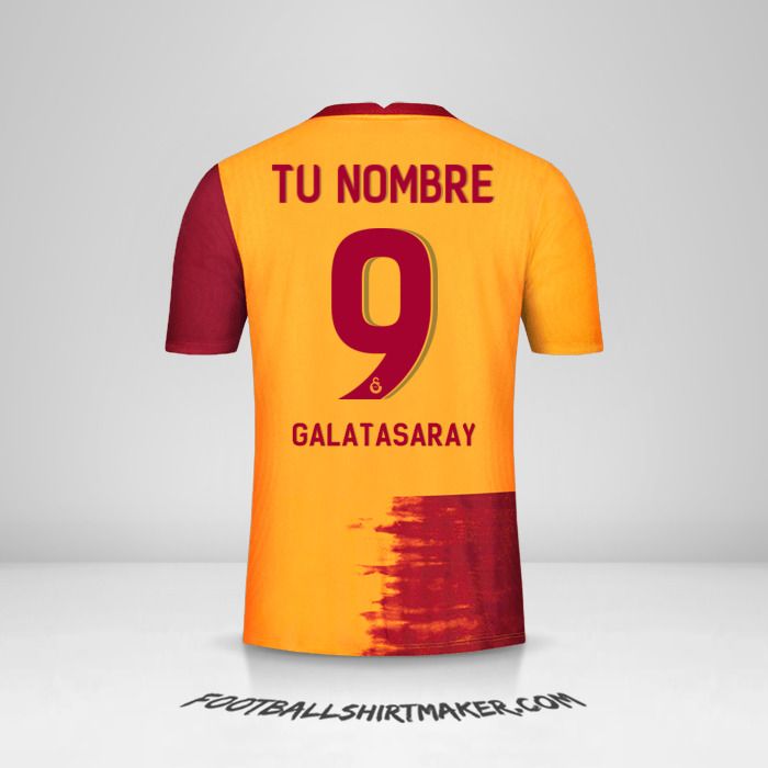 Camiseta Galatasaray SK 2020/21 Cup número 9 tu nombre