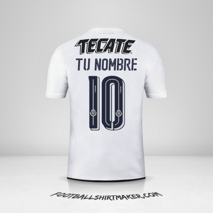 Camiseta Guadalajara 2016/17 II número 10 tu nombre