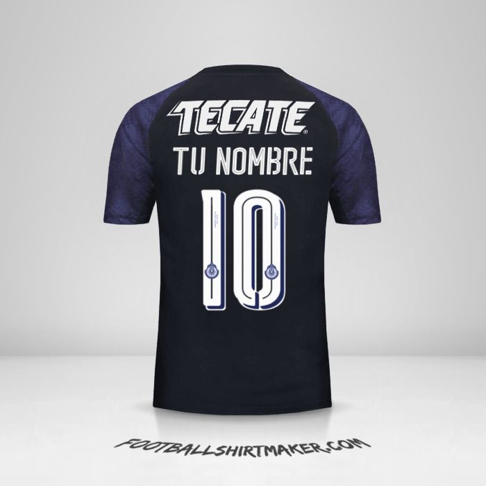 Camiseta Guadalajara 2017/18 II número 10 tu nombre