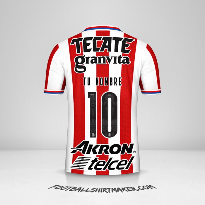 Camiseta Guadalajara 2020/21 número 10 tu nombre
