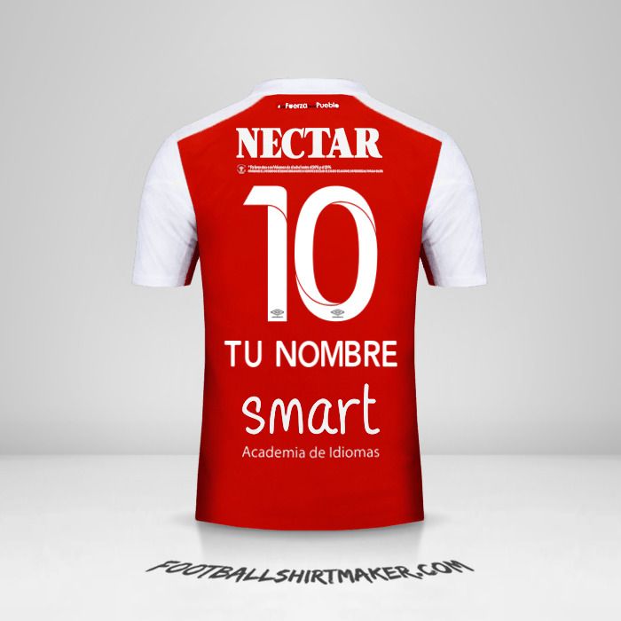 Camiseta Independiente Santa Fe 2018 número 10 tu nombre