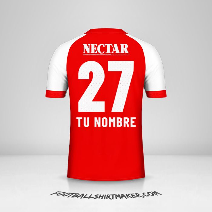 Camiseta Independiente Santa Fe 2019 número 27 tu nombre