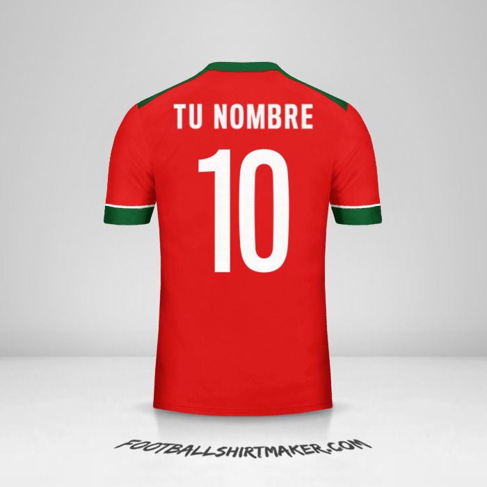 Camiseta Indonesia 2014/15 número 10 tu nombre