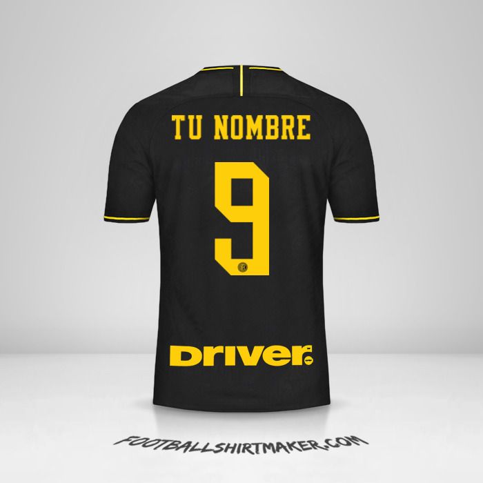 Camiseta Inter 2019/20 III número 9 tu nombre