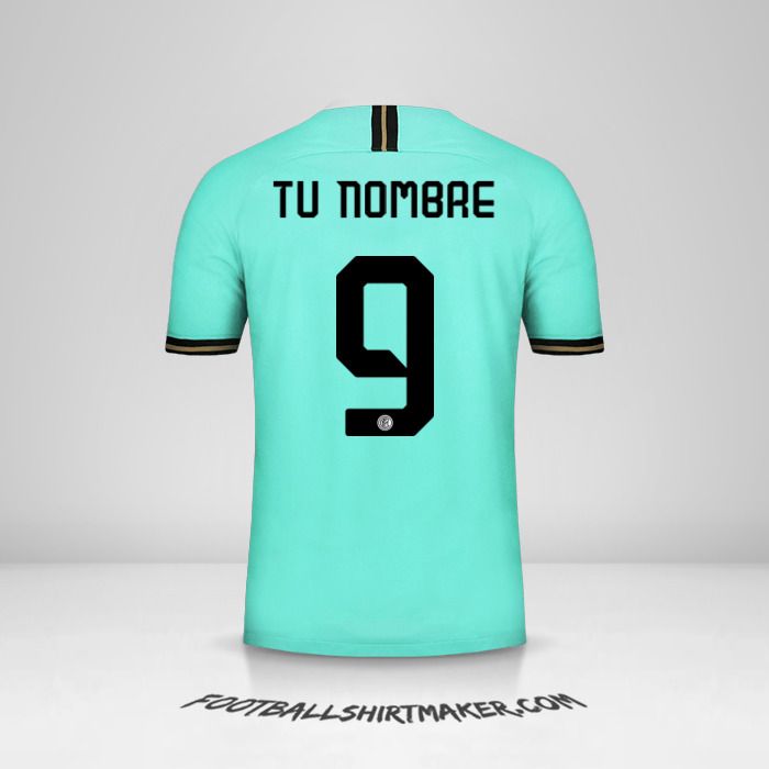 Camiseta Inter 2019/20 Cup II número 9 tu nombre