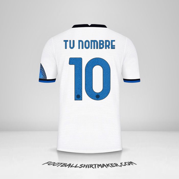 Camiseta Inter 2021/2022 Cup II número 10 tu nombre