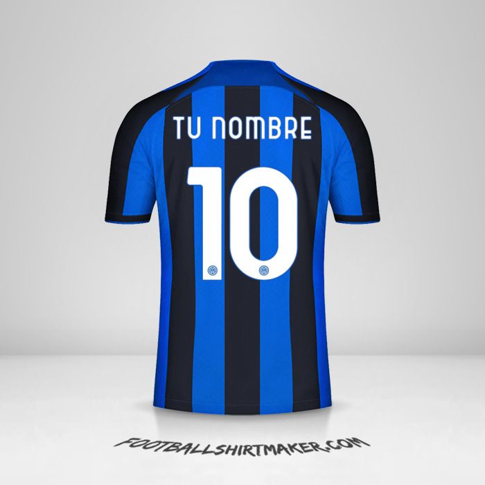 Camiseta Inter 2022/2023 Cup número 10 tu nombre