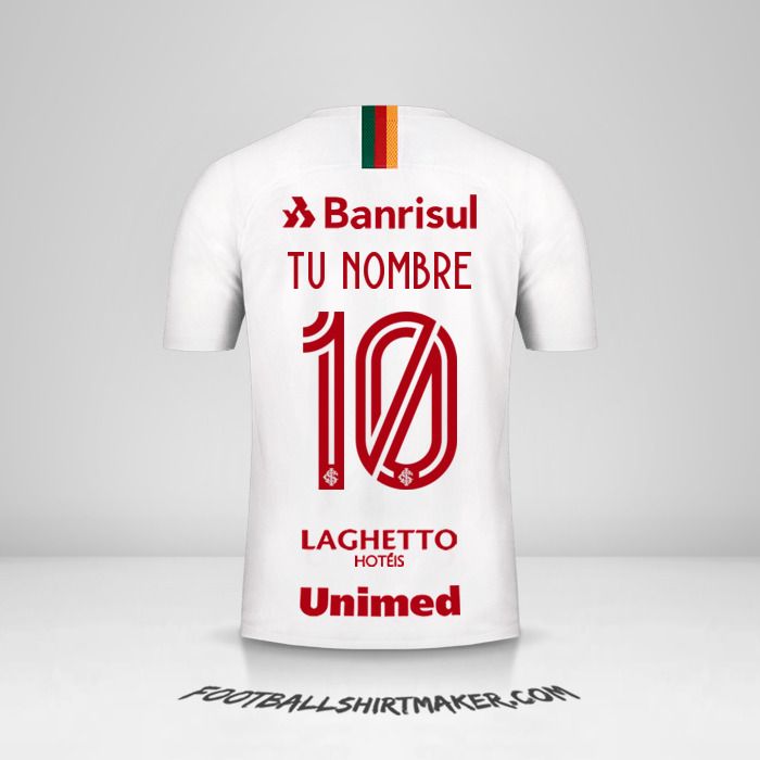 Camiseta Internacional 2019/20 II número 10 tu nombre