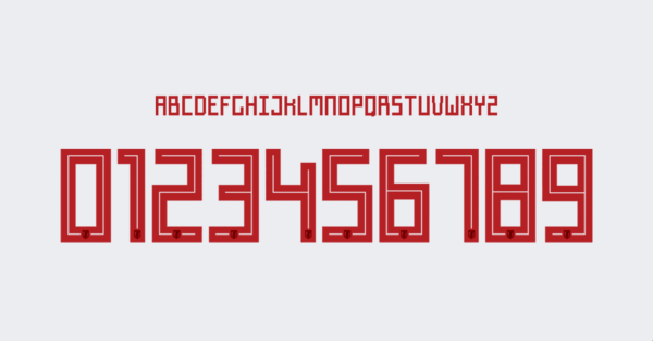 Tipografia Japon Camiseta 2018 II Nombres Letras Numeros Dorsales Fuente Preview 01 3045