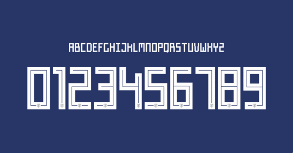 Tipografia Japon Camiseta 2018 Nombres Letras Numeros Dorsales Fuente Preview 01 2872