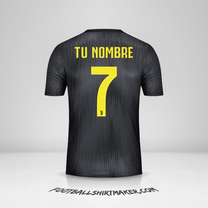 Camiseta Juventus FC 2018/19 III Cup número 7 tu nombre