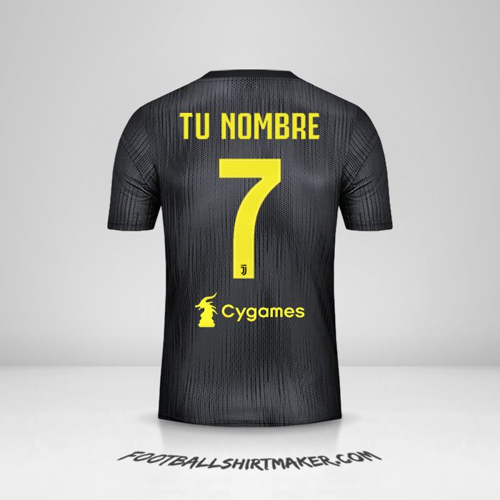 Camiseta Juventus FC 2018/19 III número 7 tu nombre