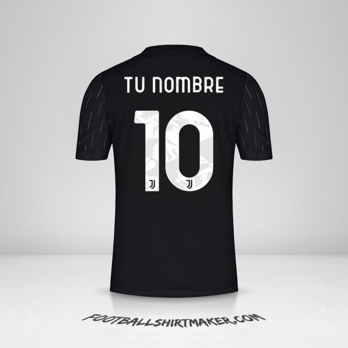 Camiseta Juventus FC 2021/2022 Cup II número 10 tu nombre