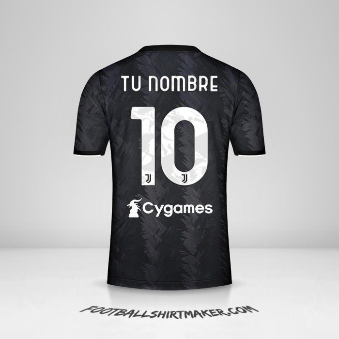 Camiseta Juventus FC 2022/2023 II número 10 tu nombre