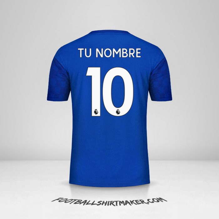 Camiseta Leicester City FC 2019/20 número 10 tu nombre