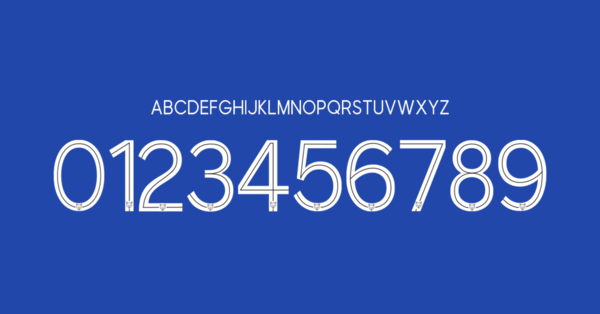 Tipografia Leicester City Fc Camiseta 2021 2022 Cup Nombres Letras Numeros Dorsales Fuente Preview 01 4290