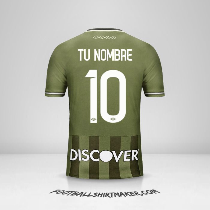 Camiseta Liga de Quito 2017 II número 10 tu nombre