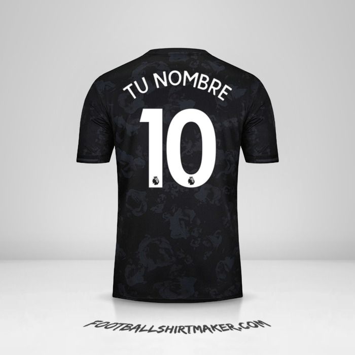 Camiseta Manchester United 2019/20 III número 10 tu nombre