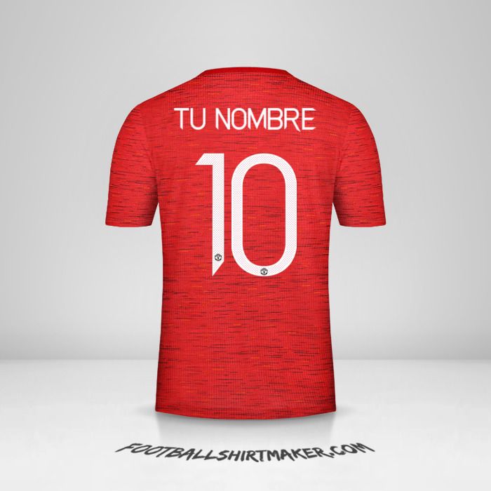Camiseta Manchester United 2020/21 Cup número 10 tu nombre