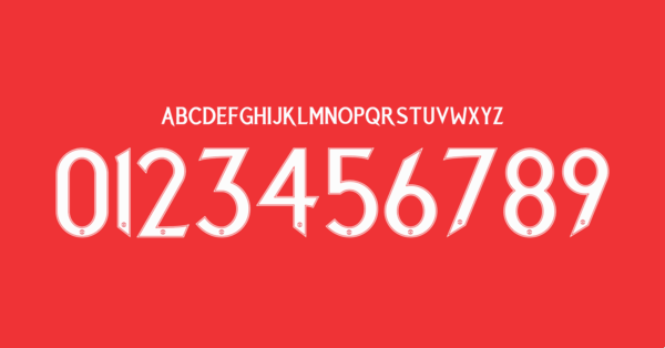Tipografia Manchester United Camiseta 2024 2025 Cup Nombres Letras Numeros Dorsales Fuente Preview 02 4716