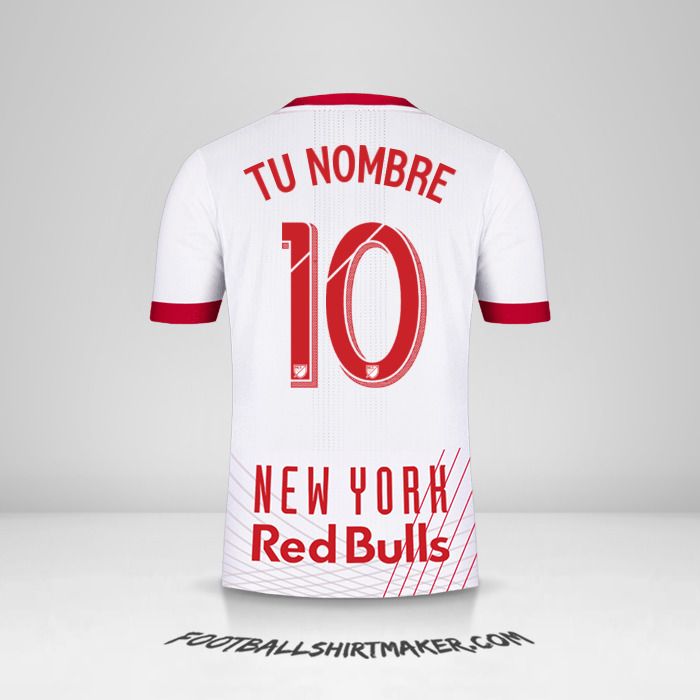 Camiseta New York Red Bulls 2017/18 número 10 tu nombre