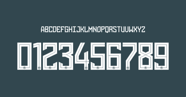 Tipografia Nigeria Camiseta 2020 21 II Nombres Letras Numeros Dorsales Fuente Preview 00 4089