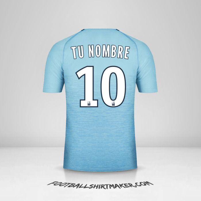 Camiseta Olympique de Marseille 2018/19 III número 10 tu nombre