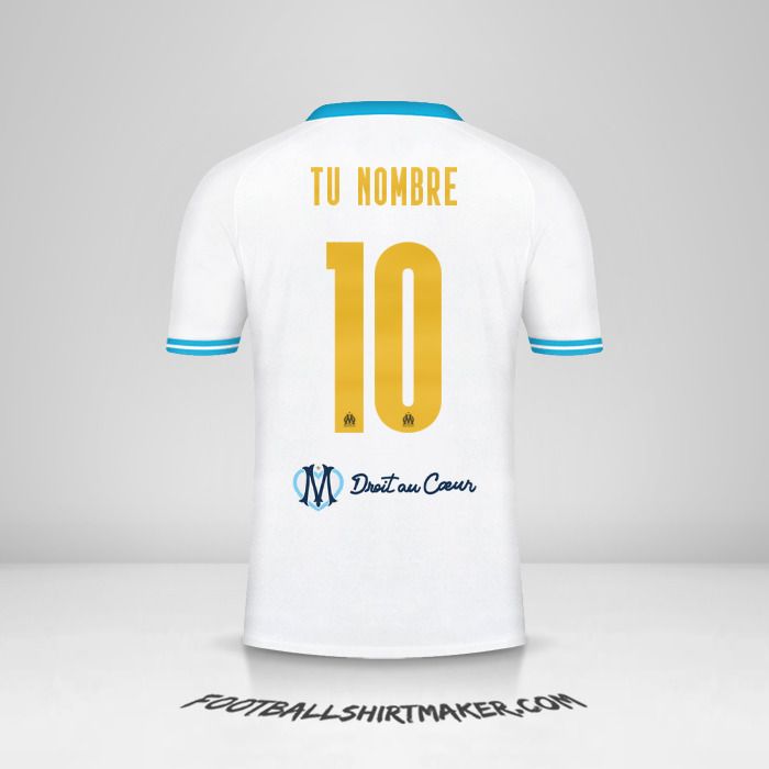 Camiseta Olympique de Marseille 2023/2024 Cup número 10 tu nombre