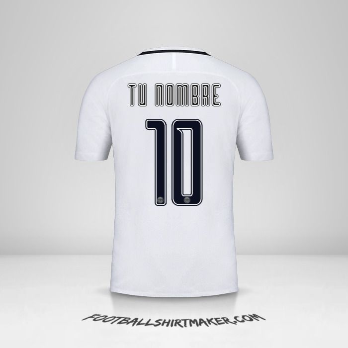 Camiseta Paris Saint Germain 2016/17 Cup III número 10 tu nombre
