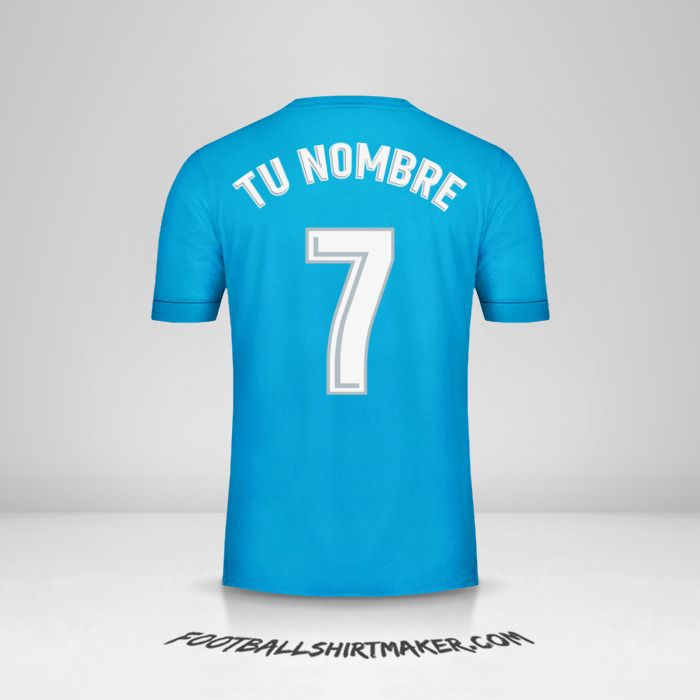 Camiseta Real Madrid CF 2017/18 III número 7 tu nombre