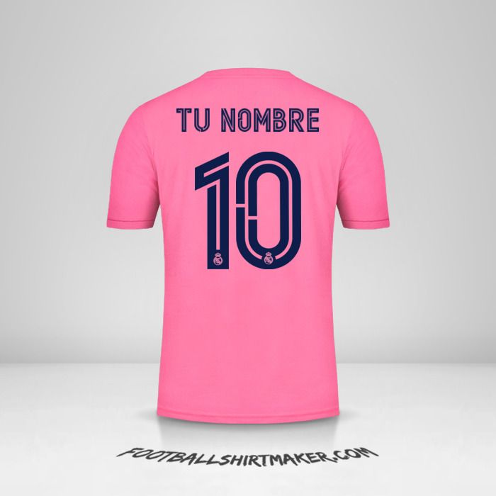 Camiseta Real Madrid CF 2020/21 Cup II número 10 tu nombre