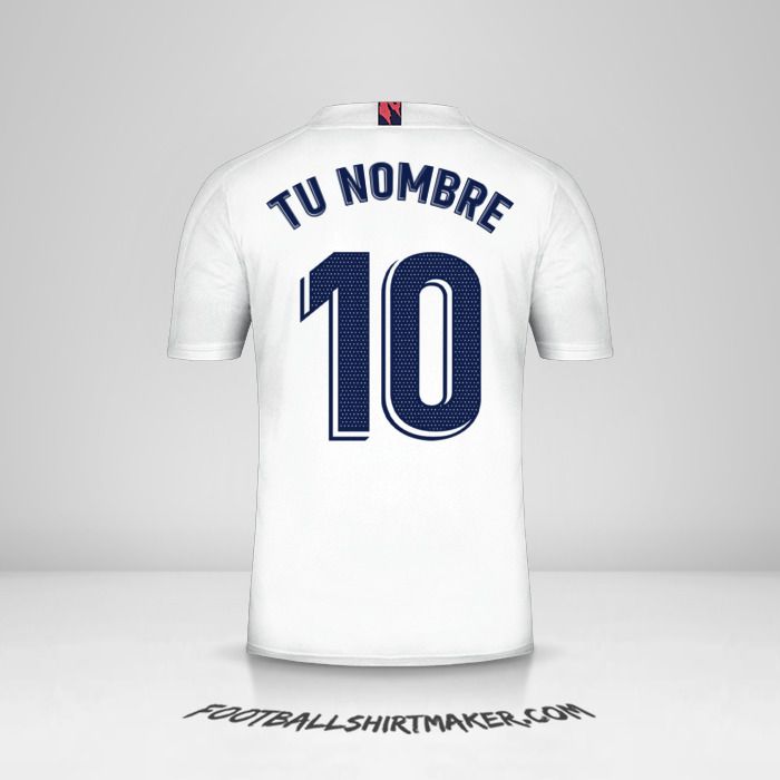 Camiseta Real Madrid CF 2020/21 número 10 tu nombre