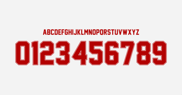 Tipografia River Plate Camiseta 2024 2025 Nombres Letras Numeros Dorsales Fuente Preview 01 4669