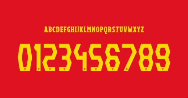 Tipografia Rumania Camiseta 2024 II Nombres Letras Numeros Dorsales Fuente Preview 01 4652