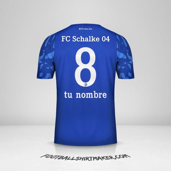 Camiseta Schalke 04 2019/20 número 8 tu nombre