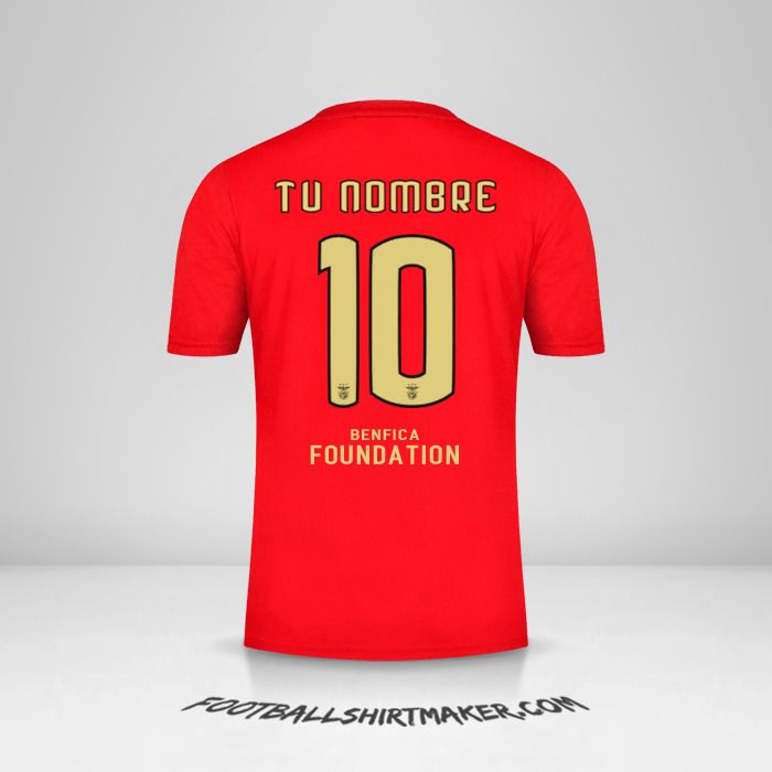 Camiseta SL Benfica 2020/21 Cup número 10 tu nombre