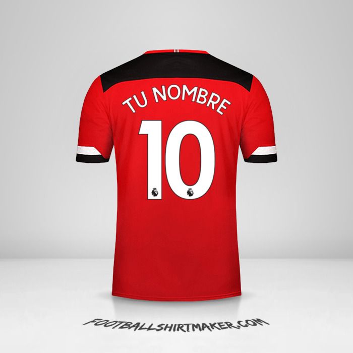 Camiseta Southampton FC 2019/20 número 10 tu nombre