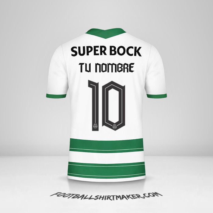Camiseta Sporting Clube 2021/2022 Allianz Cup número 10 tu nombre