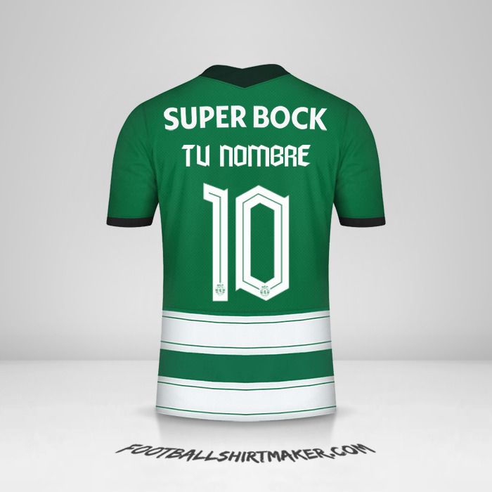 Camiseta Sporting Clube 2022/2023 Allianz Cup número 10 tu nombre