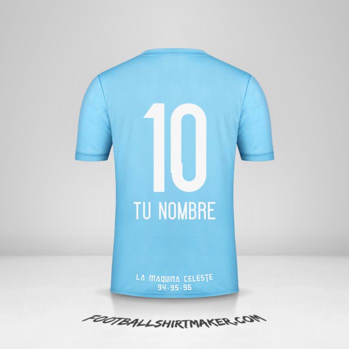Camiseta Sporting Cristal 2018 número 10 tu nombre