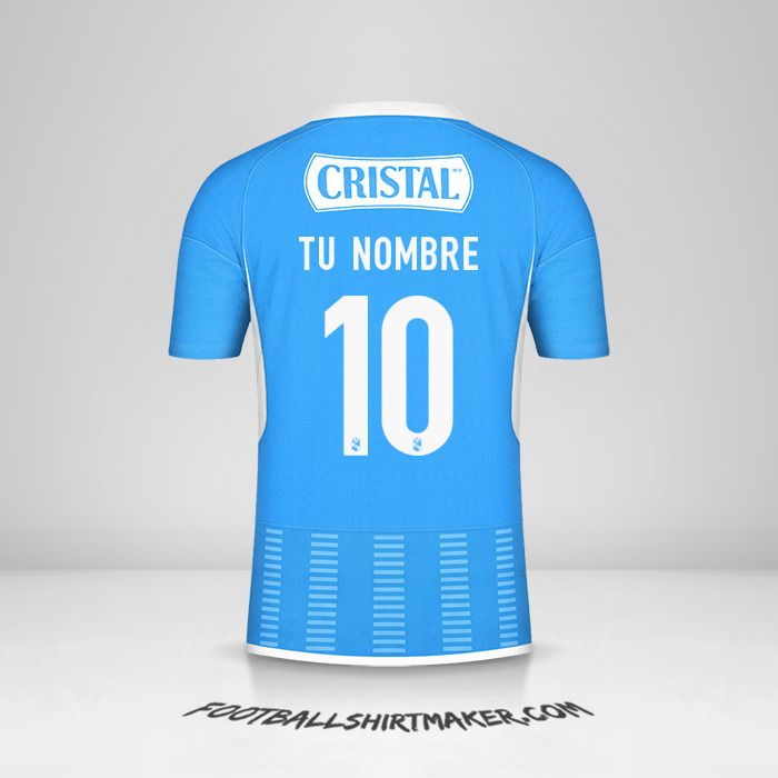 Camiseta Sporting Cristal 2024 número 10 tu nombre