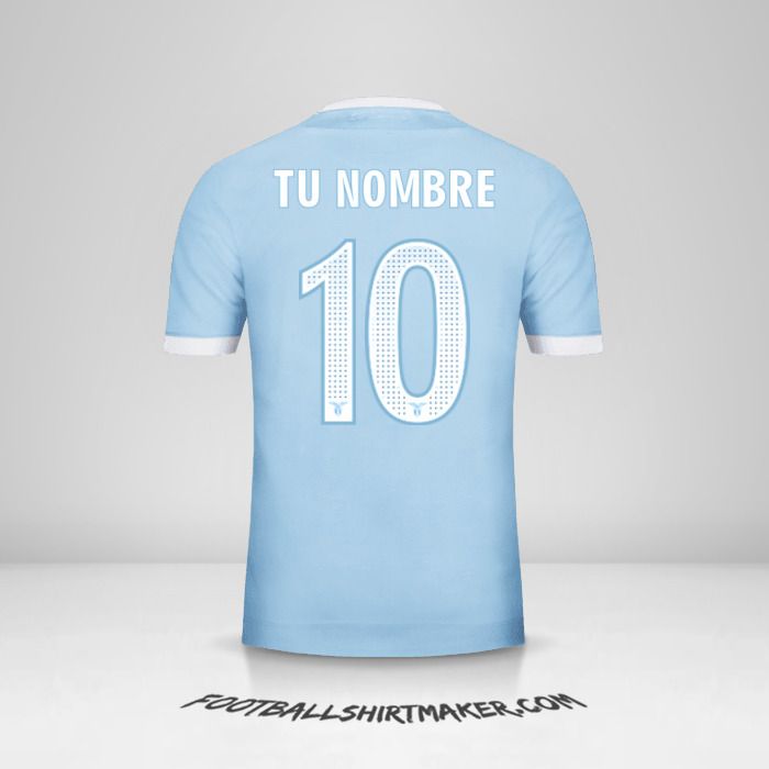 Camiseta SS Lazio 2017/18 número 10 tu nombre